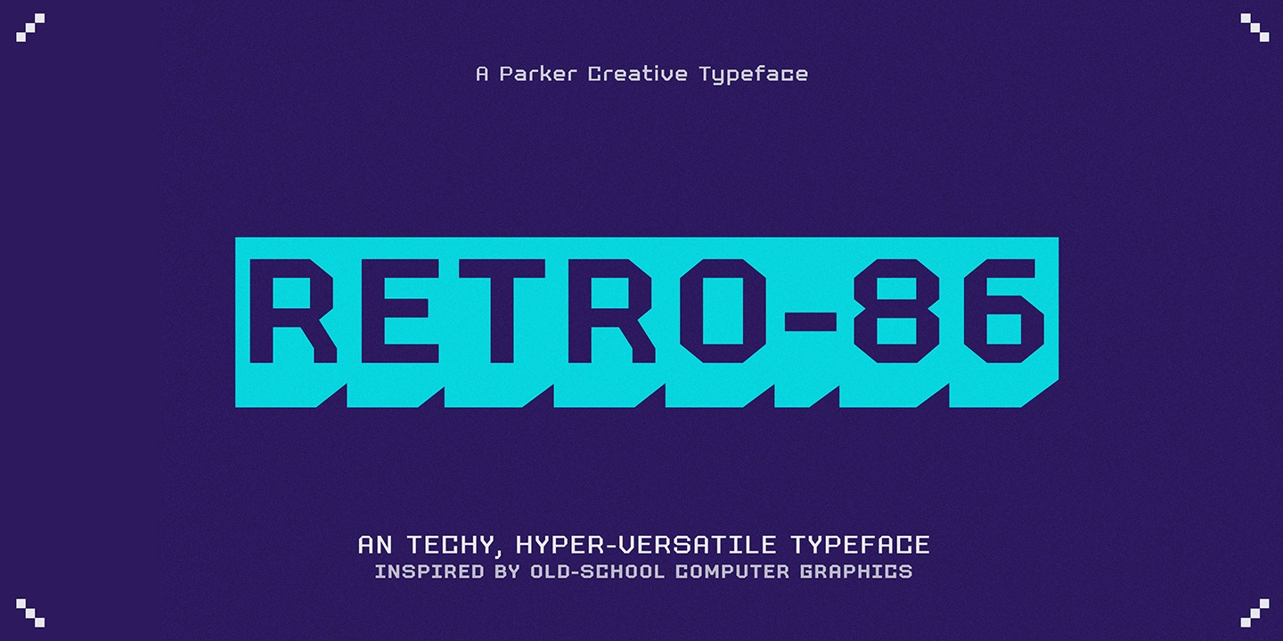 Шрифт RETRO-86